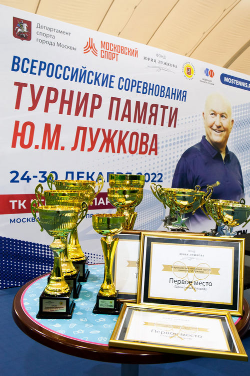 В Москве прошли финальные игры Всероссийского теннисного турнира памяти Ю. М. Лужкова